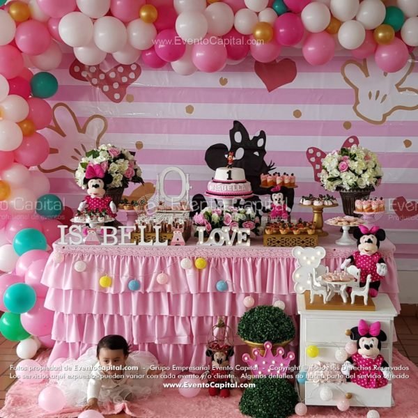 Mesa Postres Minnie Mouse