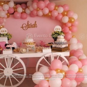 MESAS POSTRES PELUCHES ROSADO